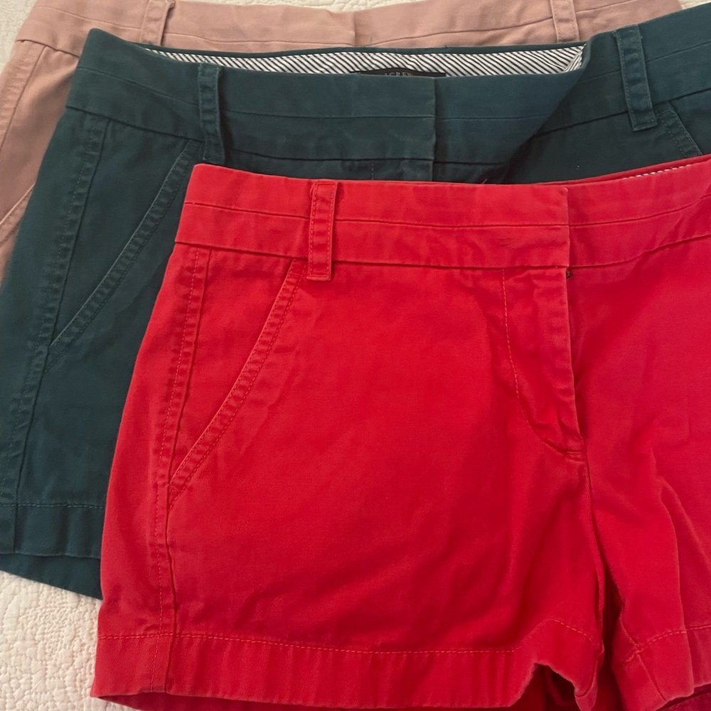 3 pairs of J Crew chinos